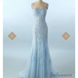 Long blue formal dress!
